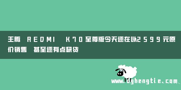 王腾 REDMI K70至尊版今天还在以2599元原价销售 甚至还有点缺货